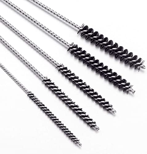 2 Set Carburetor Carbon Dirt Jet Remove Cleaner Welding Torch Tip Cleaner 13 Cleaning Wires Set + 10 Cleaning Needles + 5 Nylon Brushes for Motorcycle ATV Moped Welder Carb Chainsaw Spray Guns - style: 10Needles+5Brushes+13Cleaning Wires