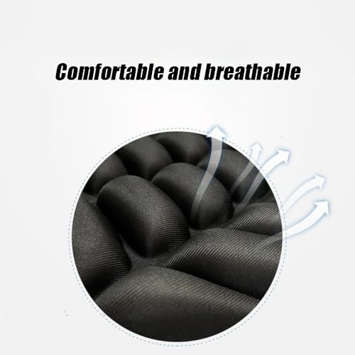 Motorcycle Seat Pad for Honda Shadow 750 1983-2024, Ergonomic 3D Cell Cushion, Vibration Dampening Saddle Protector, Cooling Airflow Pressure Relief