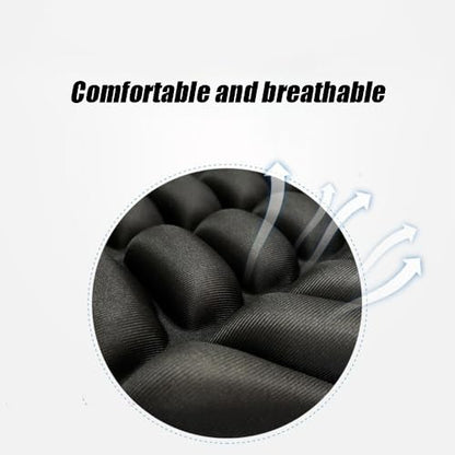Motorcycle Seat Pad for Honda Shadow 750 1983-2024, Ergonomic 3D Cell Cushion, Vibration Dampening Saddle Protector, Cooling Airflow Pressure Relief