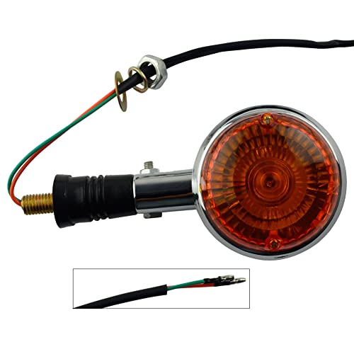 Road Passion 2 pcs Universal Motorcycle Rear Turn Signal Indicator Light Replacement for Yamaha Road Star 1999-2003/ Royal Star 1996-2004/ XV1100 V Star 1100 1999-2004/ XV250 V Star 250 2008-2014