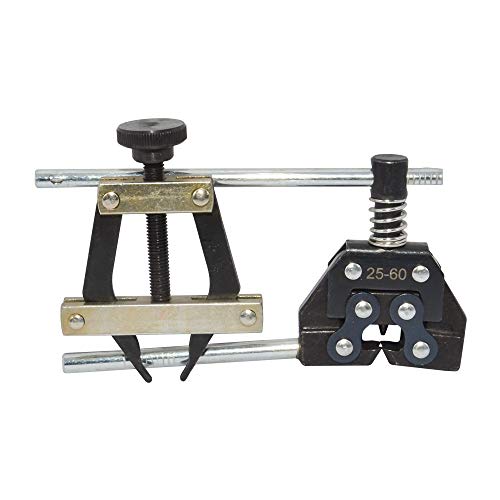 Aobbmok Roller Chain Tools Kit #25-60 Holder Puller&Breaker Cutter for Bicycle,Motorcycle Chains (Carbon Steel)