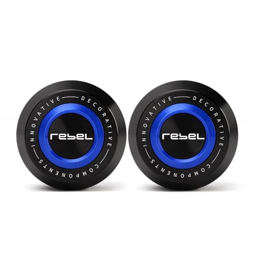 Motorcycle Frame Sliders Crash Bar Protector Compatible with H.onda Rebel 500 2017-2024 2025 | No Cut Aluminum Engine Guard Shield Falling Protection CMX500 CMX 500 Accessories (Blue) - color: blue