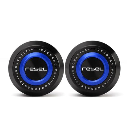 Motorcycle Frame Sliders Crash Bar Protector Compatible with H.onda Rebel 500 2017-2024 2025 | No Cut Aluminum Engine Guard Shield Falling Protection CMX500 CMX 500 Accessories (Blue) - color: blue