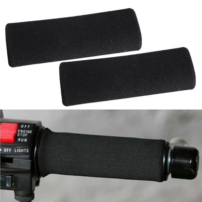 Non-Slip Handlebar Grip Covers 1 Pair Motorcycle Handle Handlebar Grip Cover Sleeve for R1200GS for Adventure Non-Slip Anti-Vibration Black Foam