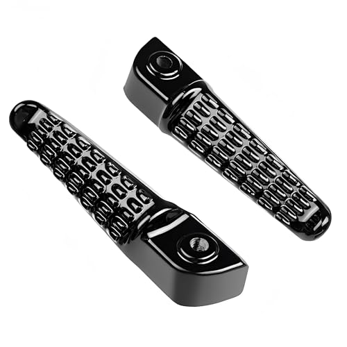 Rear Footrests Foot Pegs For KAWASAKI ZZR 1400 ZX14 ZX-14 2006-2013 07 09 11 12, Black - color: Black#Rear