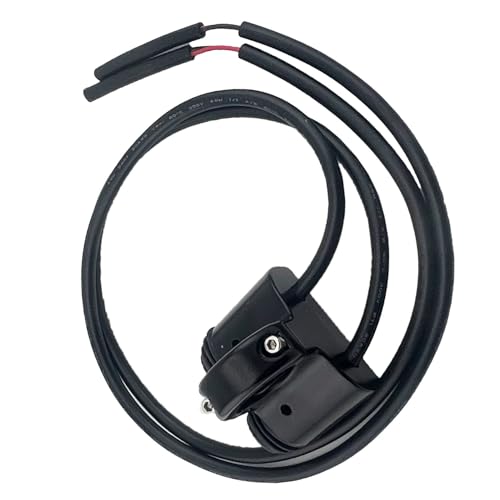 FainWan 12v 5A Motorcycle ATV Bike 7/8 inch 22mm Handlebar Dual Control Multifunctional Headlight Waterproof Switch Dangerous Brake Fog Light 2 in 1 Switch (Black)