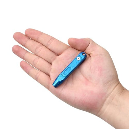 OKNIFE Otacle D1 Titanium Alloy EDC Multi-Bit Pocket Screwdriver, 8 in 1 Magnetic Mini Screwdriver Repair Multitool for Computer Eyeglasses Daily Home Improvement (Snowflake Blue) - color: Snowflake Blue