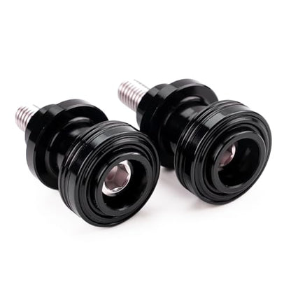 M8 Swingarm Spools Sliders, CNC Billet Aluminum Universal Paddock Rear Stand Screws Bobbins, Fits for CBR600RR CBR1000RR, GSXR600/750/1000, ZX6R ZX10R Z650 Z900, SV650,S1000RR– 2 PCS (Black) - color: Black