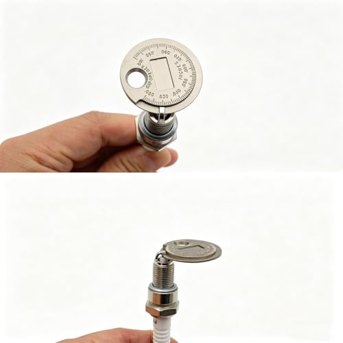 Spark Plug Socket Wrench,6MM(5/8")&21MM (13/16") Remover Installer，Spark Plug Measuring Tool，F6RTC Spark Plug Replacement Part 2，For Motorcycles, Lawn Mowers, And Small Motor Vehicles, Etc