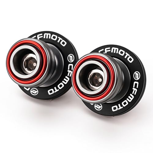 Compatible with CFMOTO Ibex450 Ibex800 300SS 450SS 450NK 450CLC 675SS 675NK 750SS 800NK Motorcycle CNC Swingarm Spools Sliders Stand Screw Paddock Bobbins (Red) - color: Red