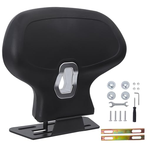 Minho Luxury Motorcycle Rear Backrest, Soft PU Foam Universal Passenger Back Support, Fits ATV Scooter Cruiser Moped - size: Luxury Type
