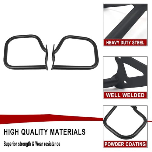 Highway Crash Bar Engine Guard Saddlebag Guard Replacement for BMW K1600GT K1600GTL K1600 GTL 2017-2026 Motorcycle Steel Frame Falling Protector Bars(Front and Rear)