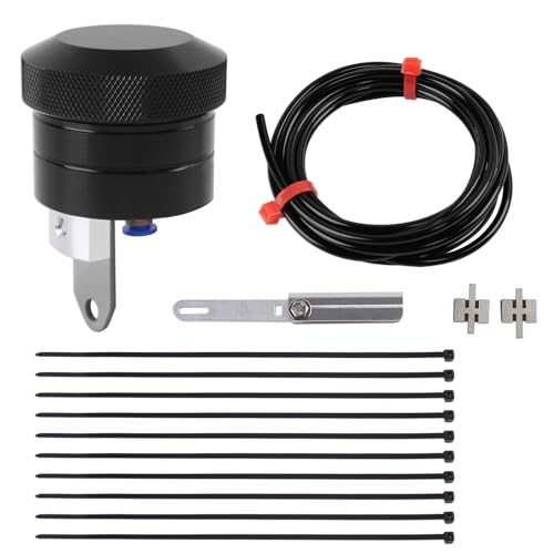 Motorcycle Chain Oiler Motorcycle Universal Chain Lubricator Oiler Motor Lubrication System(Black) - color: Black