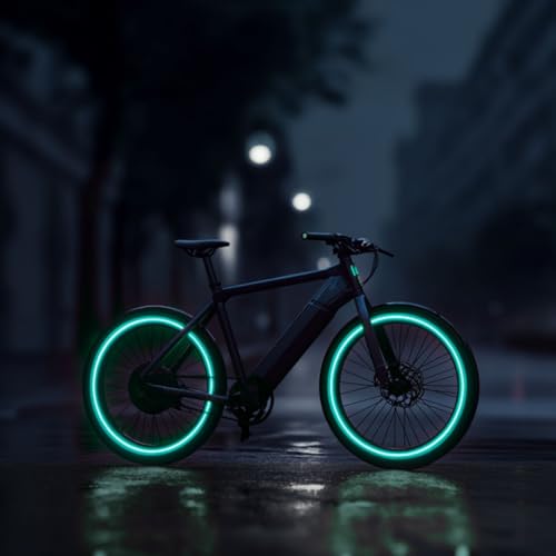 customTAYLOR33 Green High Intensity Grade Reflective Copyrighted Safety Rim Tapes - (Must Select Your Rim Size) (14" (TIRE Size, for Small Bicycles/eBikes)) - size: 14" (TIRE Size, FOR Small Bicycles/eBikes)