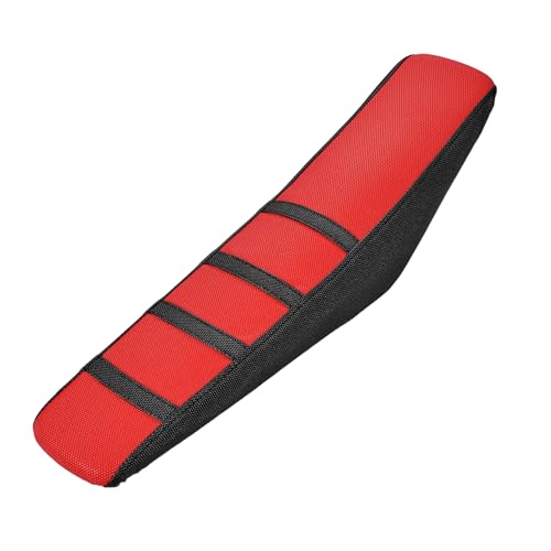 Seat Cover for Yozma IN10 Electric Dirt Bike,Black Stripe Non-Slip PVC Motorcycle Cushion Cover for E Dirt Pit Bike Ebike Yozma in 10-Red - color: Red-2