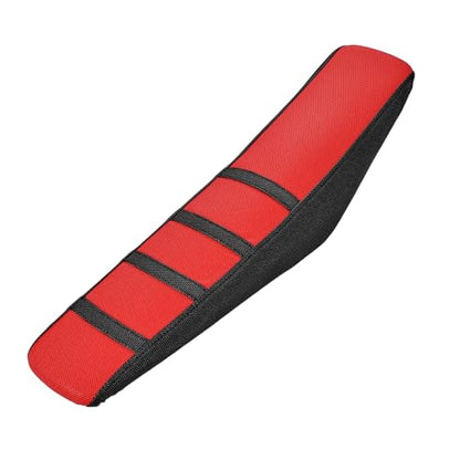 Seat Cover for Yozma IN10 Electric Dirt Bike,Black Stripe Non-Slip PVC Motorcycle Cushion Cover for E Dirt Pit Bike Ebike Yozma in 10-Red - color: Red-2