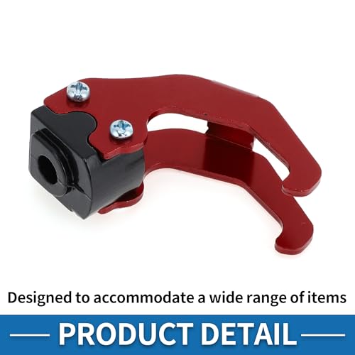 Motorcycle Handlebar Hook Helmet Gloves Luggage Hanger Claw Shaped Motorcycle Hook Aluminum Alloy Red - color: Red