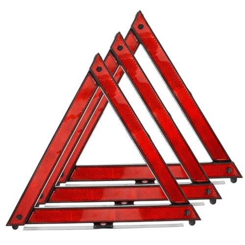 3pcs Reflective Tape Safety Triangle Road Emergency Kit Reflective Stripe