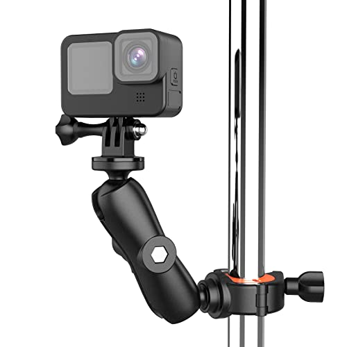 Handlebar/Seatpost/Pole Mount for Insta360 ACE Pro One X4 X3, X2, X, One R, RS, GO 2, GoPro, Bike Motorcycle Holder Head Super Clamp Mount Accessories