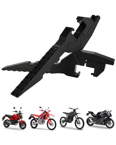 Extended Foot Pegs, Passenger Pedal Rest Footpeg for Most Motorcycles, Dirt Bikes, Mini Bikes, Electric Dirt Bikes, Street Bikes, Knight Black