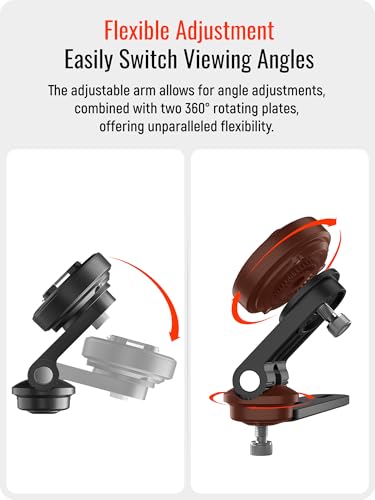 sincetop Motorcycle Brake Reservoir Mount - Series Q [ Quad ] - Brake Pump Cover Scooter/Moto Phone Holder, Quick Release Aluminum Moto Motobike Tank Cell Phone Base Stand - size: SE - Standard, style: [SE] Brake Reservoir Mount - Series Q