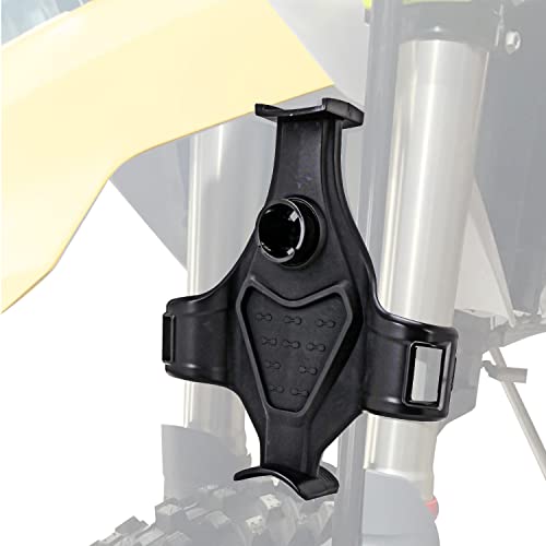 Dirt Bike Fork Saver Motorcycle Front Fork Saver Support Brace Guards Protector Plastic Seal Savers Universal for Dirt Bike Transportation,Motocross Supermoto Enduro Pit Bike Black - color: black