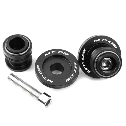 Fit For YAMAHA MT09 Tracer MT-09 SP FZ09 2014-2023 2024 MT09 2025 Motorcycle CNC 6MM Motorcycle Swingarm Spools Sliders Swing Arm Spools Screws (Grey) - color: Grey