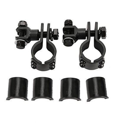 INNOGLOW 32mm 1-1/4" Highway Foot Peg Clamps - Heavy Duty Billet Aluminum Motorcycle Footpeg Bracket Mounts Fit for Engine Guard Frame Tube Harley Honda Yamaha Kawasaki ATV UTV