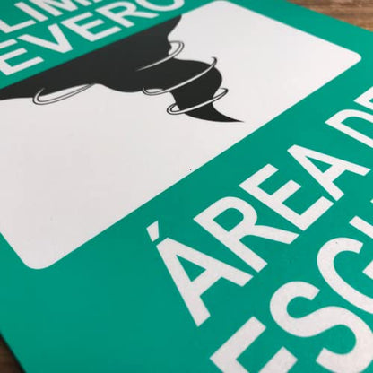 TRADESAFE Severe Weather Shelter Area Sign - Clima Severo, Área De Resguardo Spanish Sign, Quick Install, Light Reflective, UV-Resistant, Waterproof, 10” X 14” Aluminum Safety Signs - style: Clima Severo Área De Resguardo