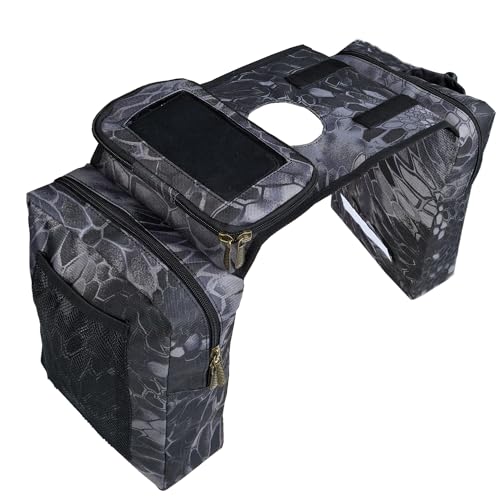 ATV Tank Bag Saddle Bag Waterproof Motorcycle Bag Compatible with Snowmobile Sportsman Scrambler FourTrax Grizzly UTV Hanging Storage Bag Phython - color: Camo Phython