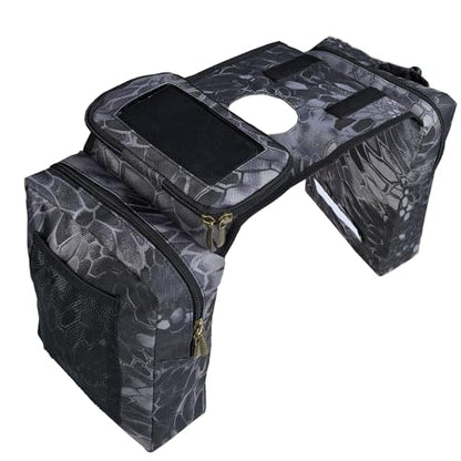 ATV Tank Bag Saddle Bag Waterproof Motorcycle Bag Compatible with Snowmobile Sportsman Scrambler FourTrax Grizzly UTV Hanging Storage Bag Phython - color: Camo Phython