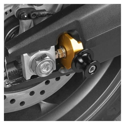 CNC Aluminum Swingarm Spools Sliders Compatible with CB650R CBR650R CB650F CBR650F – Rear Wheel Fork Axle Stand Pick Up Mount (2014-2025)(Gray) - color: GRAY