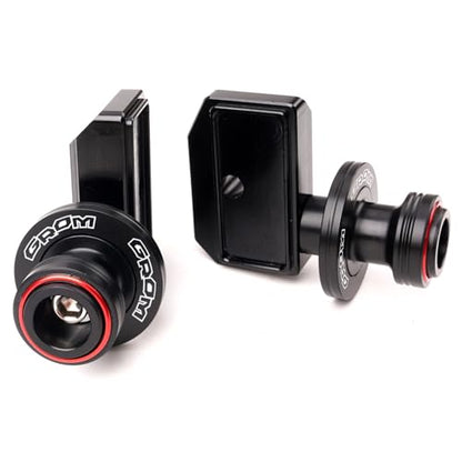 Compatible With Grom 125 2025 MSX 125 MSX125 2013-2023 2024 2025 Grom Accessories CNC Motorcycle Swingarm Spools Sliders Rear Wheel Axle Stand Screws Adapter (Red) - color: Red