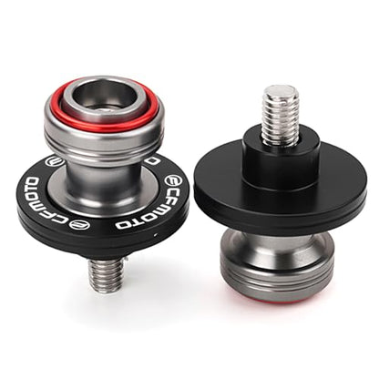 Compatible with CFMOTO Ibex450 Ibex800 300SS 450SS 450NK 450CLC 675SS 675NK 750SS 800NK Motorcycle CNC Swingarm Spools Sliders Stand Screw Paddock Bobbins (Red) - color: Red