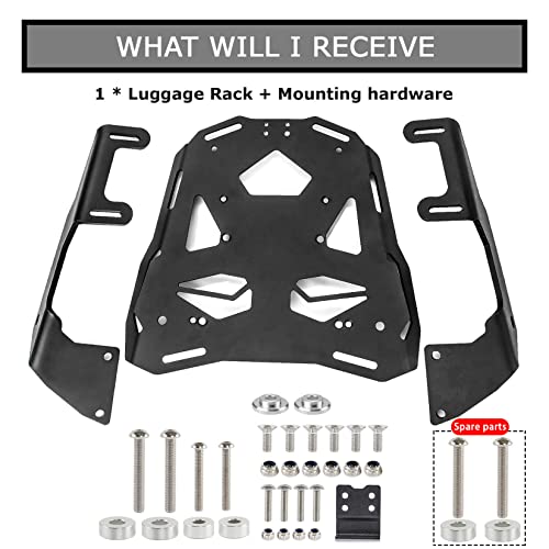 PSLER Motorcycle Luggage Rack for NX500 2024+, CB500X 2012-2023, CB400X 2021-2023, Motorcycle Rear Cargo Carrier Tail Bracket Support Shelf for CB400X CB500X NX500 Accessories