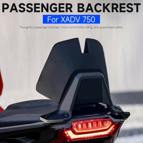 Motorcycle Backrest Rear Passenger Seat Back Cushion for Honda X-ADV 750 2021-2025 XADV 750 XADV750 X-ADV750 Groove Back Rest Pad