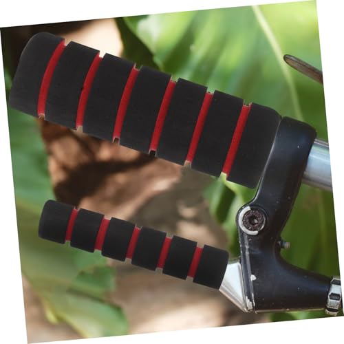 Non-Slip Motorcycle Handlebar Grips Cover Set Universal Fit for Motorbike and Bicycle Soft Foam Protective Sleeves for Enhanced Control and Comfort