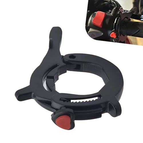 Motorcycle Cruise Control Assist, Motorcycle Throttle Lock, 1.18"-1.57" Motorcycles Cruise Control Throttle Clamp, Compatible with Most Handlebar, for Motorcycles & E-Bikes/Scooters (Black)