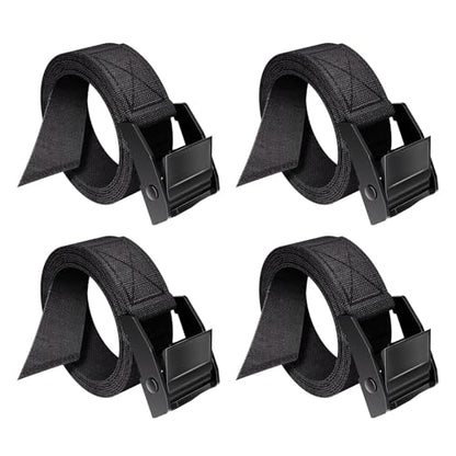 Lashing Straps with Buckles, 0.75'' x 48'' Tie Down Straps Ratchet Adjustable Cam Buckle Pull Luggage Straps Cinch Strap for Packing Cargo Trucks Motorcycle Kayak Bike Rack Black 4 Pack - size: 4-Pack 0.75'' x 48''