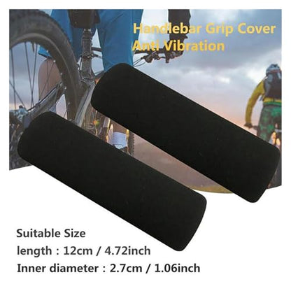 Motorcycle Anti Vibration Handle Cover Bar Foam Comfort Slip Over Grips Universal Heat Shrinkable Grip Handlebar Cover Sleeve Handlebars Grips Handle