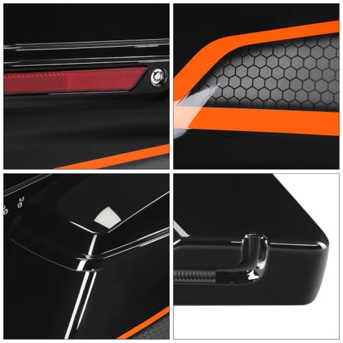 HR3 APEX Hard Saddlebags Compatible with 2022 Street Glide Special FLHXS Road Glide Special FLTRXS Road Glide Limited FLTRK 2022 Ultra Limited FLHTK Fit for 2014-2023 Harley Touring Models - color: APEX