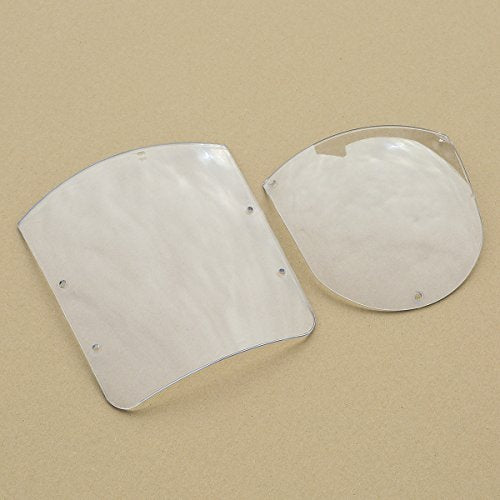 SLMOTO Windshield Quarter Fairing Fit for Harley Sportster XL 1988-2016 Dyna 1995-2005 Clear - color: Clear Windshield