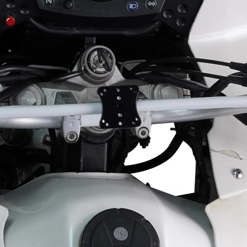 GPS Mount Bracket Motorcycle Navigator Holder Compatible with AMPS Pattern GPS Mount Fit for KLR650 2022- (14MM) - size: 14MM