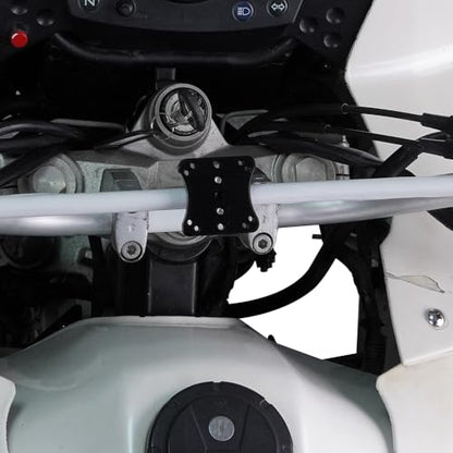 GPS Mount Bracket Motorcycle Navigator Holder Compatible with AMPS Pattern GPS Mount Fit for KLR650 2022- (14MM) - size: 14MM