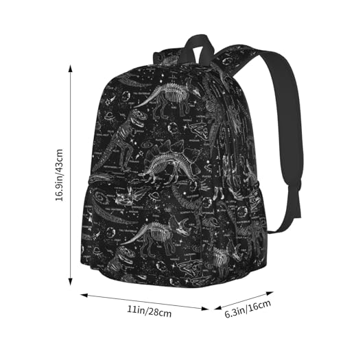 Dinosaur Backpack Bookbag Laptop Backpacks Multipurpose Daypack for Boys Girls School Men Women Travel Hiking - color: Dinosaur