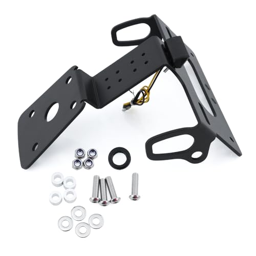 Motorcycle Fender Eliminator License Plate Holder Bracket Fit for Z900 Z900SE 2025-2026 Tail Tidy with LED Plate Light