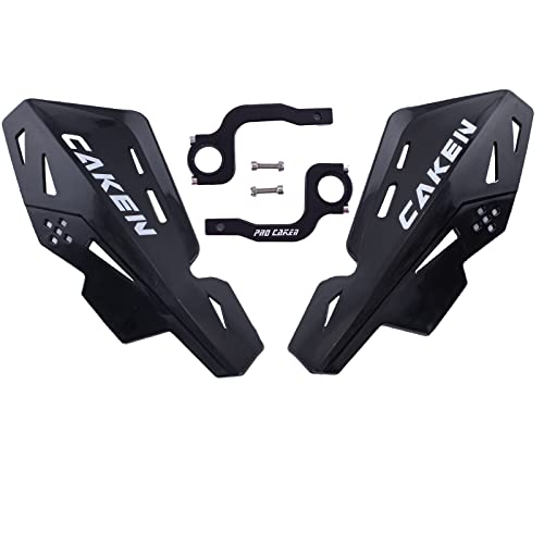 Universal 7/8" 22mm and 1 1/8" 28mm Handle Bar Hand Guards CNC Bracket for Dirt Bike Motocross ATV Scooter for CRF KLX KX LTR TRX SX SXF EXC XCW Grizzly Hawk 250 Bicycles-Black - color: Black