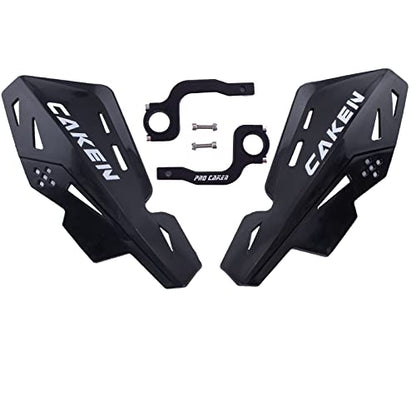 Universal 7/8" 22mm and 1 1/8" 28mm Handle Bar Hand Guards CNC Bracket for Dirt Bike Motocross ATV Scooter for CRF KLX KX LTR TRX SX SXF EXC XCW Grizzly Hawk 250 Bicycles-Black - color: Black