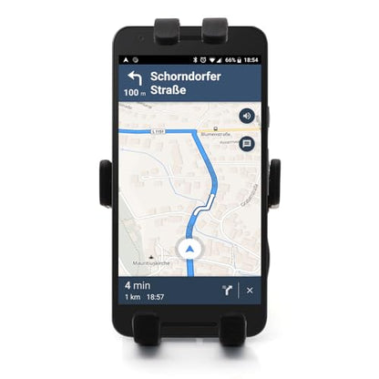 Motorcycle Mobile Phone Mount Mobile Phone Holder Adjustable Size Fit on All Motorcycles with Holes Fixing Device