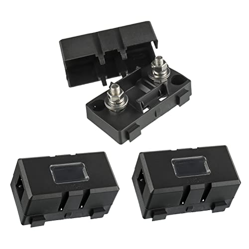 Midi Fuse Holder for Screw-On or Strip Car Fuse (3 Pieces) - color: Fuse Holder 3 Pcs